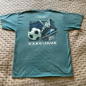 Vintage Tools of the Trade Soccer T-Shirt Size Large